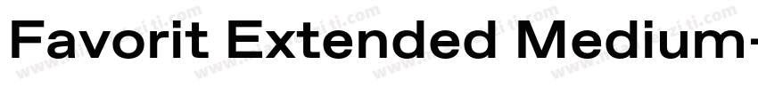 Favorit Extended Medium字体转换